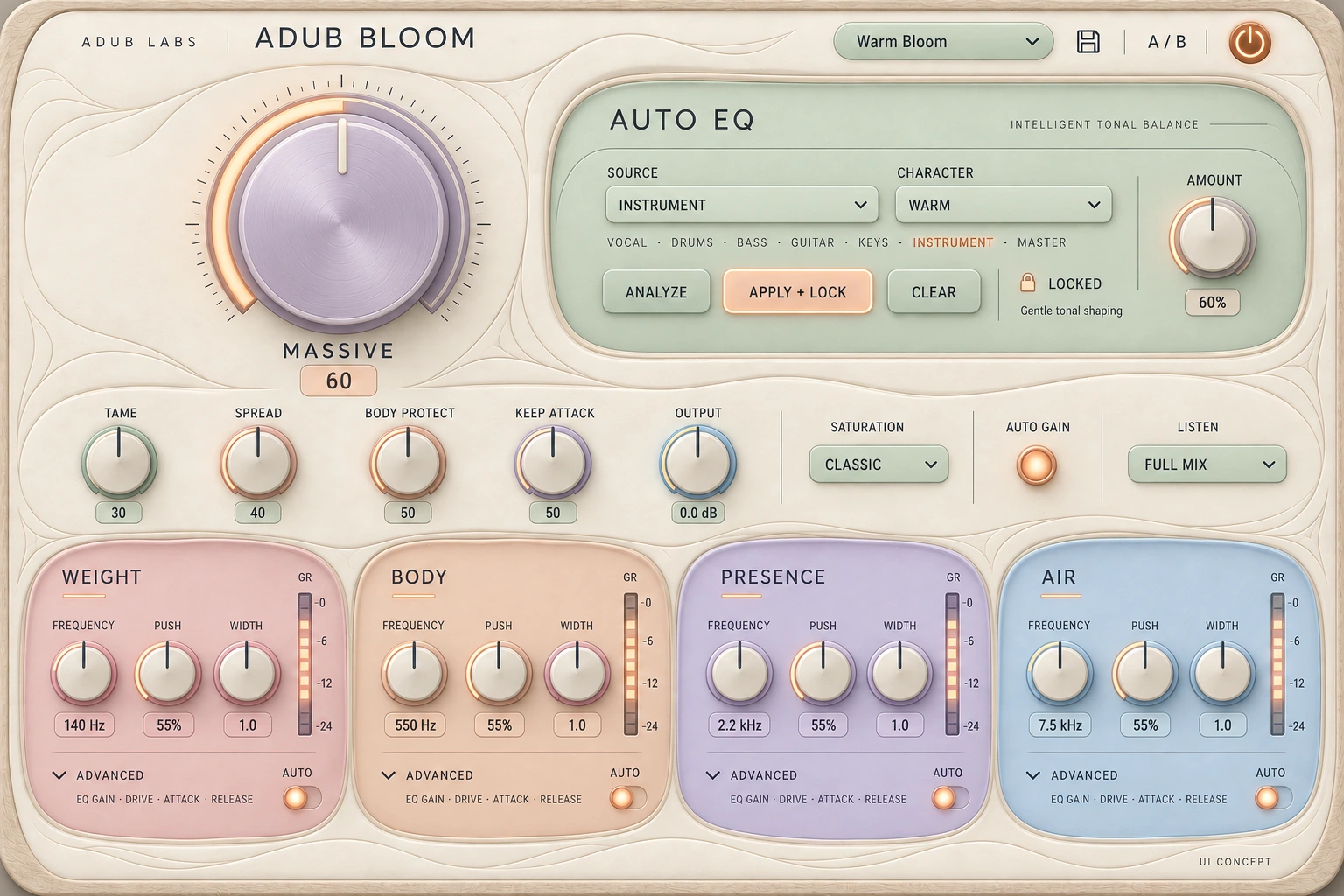 ADUB BLOOM design concept